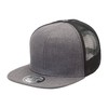 Heathered Flat Peak Caps